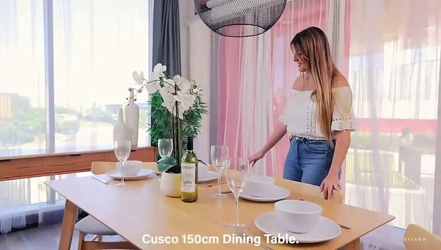 Cusco 7pc 150-190cm Extendable Dining Table Chair Set