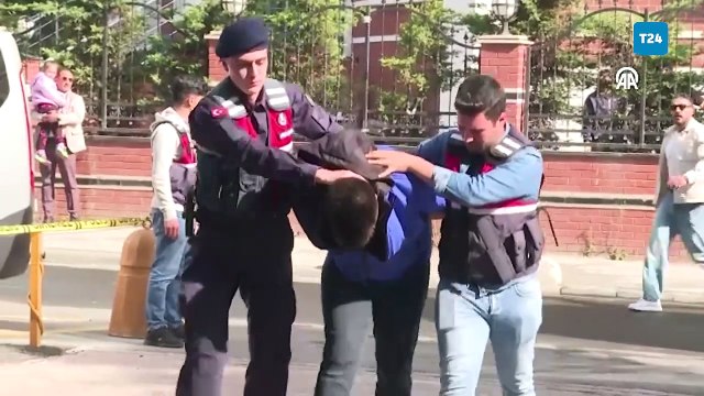 Terör savcısını makamında ölümle tehdit eden sanıklar adliyede!