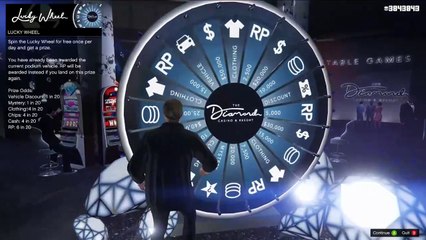 GTA Online Lucky Wheel Day 19