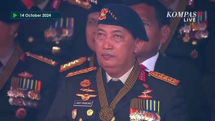 Download Video: Atraksi Drone Polri di Hadapan Jokowi dan Prabowo saat Hadiri Apel Pengamanan Pelantikan Presiden