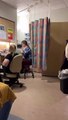 Mother-in-law reacts to seeing her grandbaby for the first time!