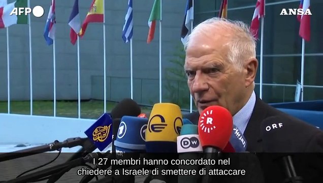 Borrell: E' inaccettabile che Israele apra il fuoco sulle truppe Unifil