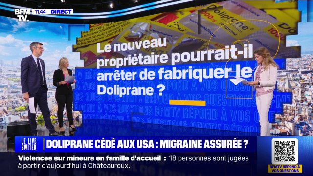 Quelles conséquences en cas de rachat de Doliprane par un fond américain? BFMTV répond à vos questions
