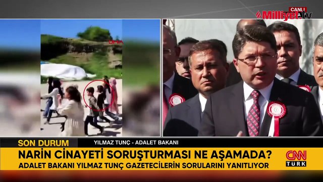 Adalet Bakanı Tunç'tan Narin Güran soruşturmasıyla ilgili son dakika açıklaması: Kimin nerede olduğu tespit edildi