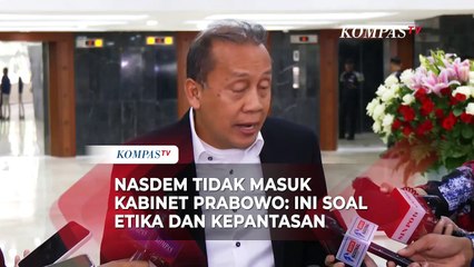 Jawaban Waketum NasDem  Soal Tidak Masuk Kabinet Prabowo-Gibran: Ini Soal Etika Dan Kepantasan