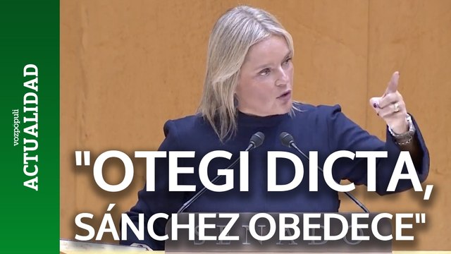 Ovación espectacular a Marimar Blanco en el Senado y ataque a Sánchez
