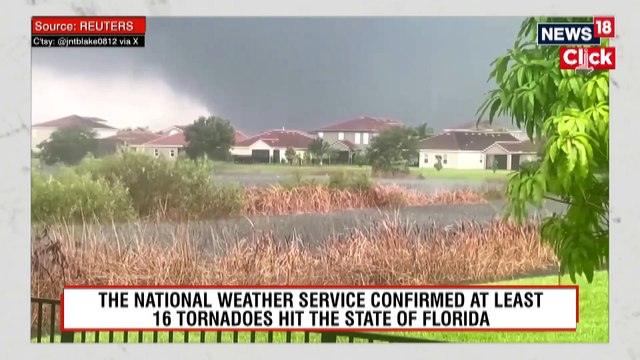 Hurricane Milton In Florida 2024 _ Hurricane Milton Spawns Tornado Outbreak In Florida _ N18G