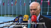 Elítéli az EU az ENSZ libanoni békefenntartó missziója elleni izraeli támadásokat