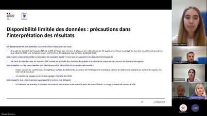 Webinaire Bilan des émissions de gaz à effet de serre du tourisme en France en 2022