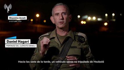 Hagari, portavoz del ejército israelí: "Los daños son graves y hay víctimas"