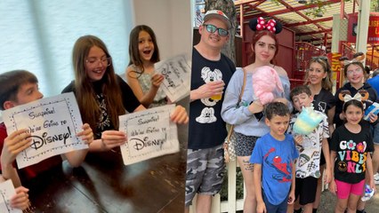 Sisters Earn Disneyland Visit After Good Grades Following Family Tragedy | Happily TV