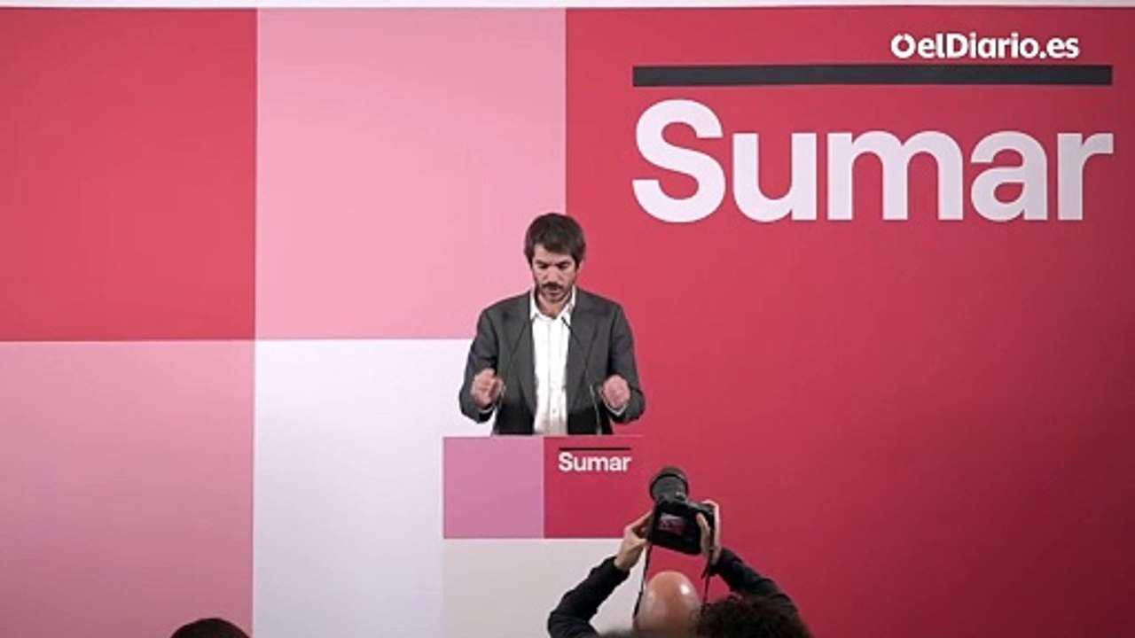 Sumar dice que las medidas de vivienda anunciadas por Sánchez son "parches y medias tintas" y pide intervenir el mercado