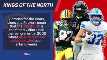 NFL Week 6 Review - Kings of the North and rookies' record week