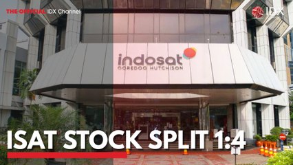 ISAT Stock Split 1:4