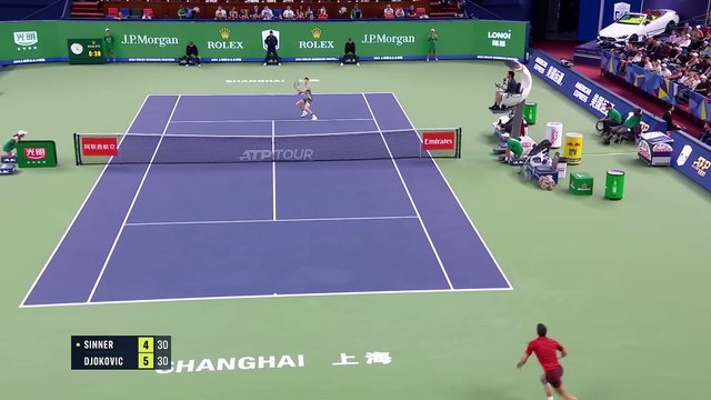 Jannik Sinner vs Novak Djokovic (7-6, 6-3) | Masters 1000 de Shanghai 2024 | Final