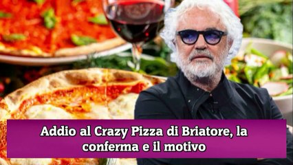 Addio al Crazy Pizza di Briatore, la conferma e il motivo