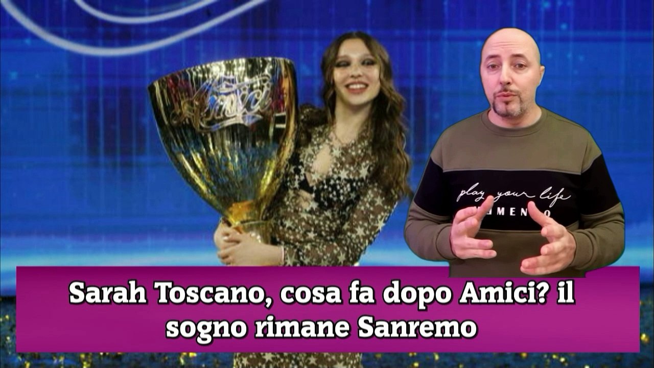Sarah Toscano, cosa fa dopo Amici il sogno rimane Sanremo