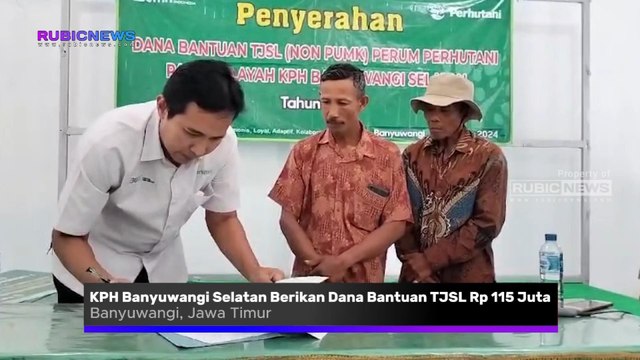 Perhutani KPH Banyuwangi Selatan Berikan Dana Bantuan TJSL Sebesar Rp 115 Juta untuk 7 Lembaga Pendidikan, Ini Pesan ADM KPH Banyuwangi Selatan