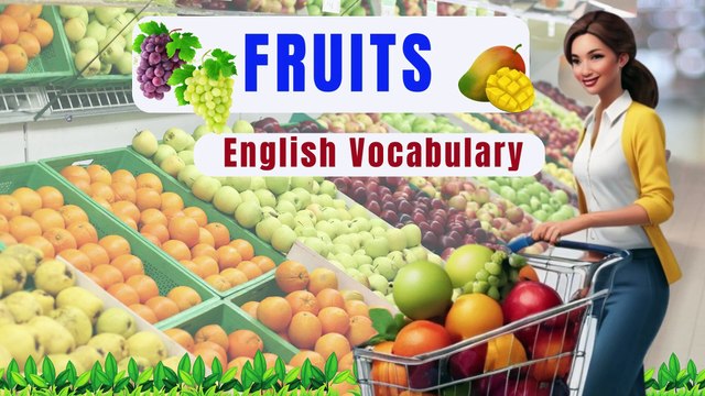 Boost your English Vocabulary with Vegetables! Name of Fruits in English _ Easy Listening #maxteriax