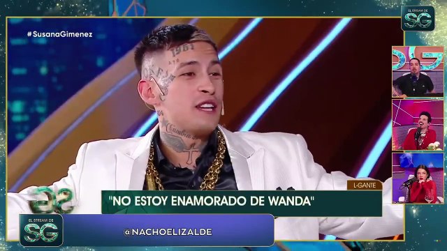 L-Gante chicaneó a Mauro Icardi y contó por qué Wanda Nara dice ser solo amigos