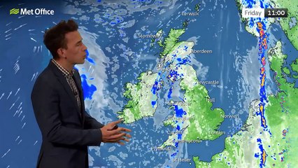 Friday morning forecast 26/08/22