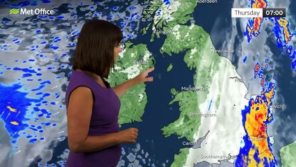 Thursday morning forecast 25/08/22