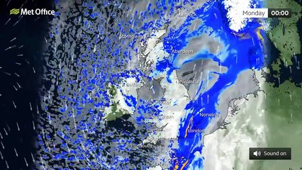 Sunday afternoon forecast 13/02/22