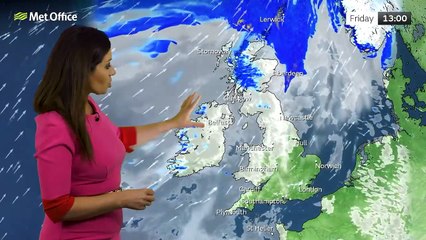 Friday morning forecast 28/01/22