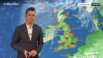 Wednesday morning forecast 22/06/22