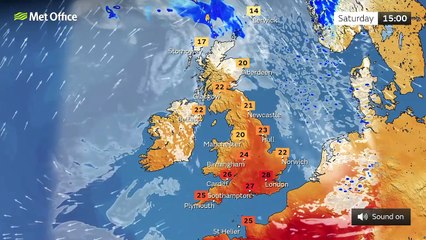 Saturday afternoon forecast 09/07/22