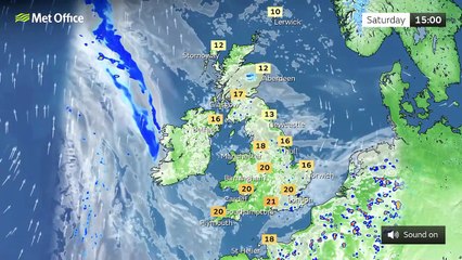 Saturday afternoon forecast 07/05/22