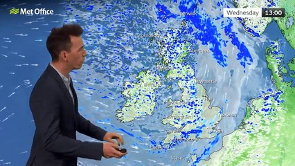 Wednesday afternoon forecast 25/05/22