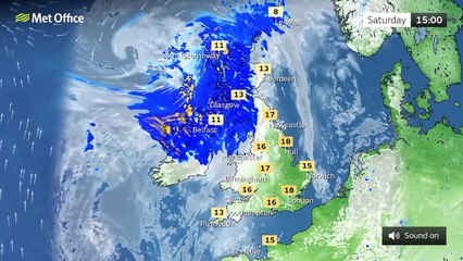 Saturday afternoon forecast 30/04/22