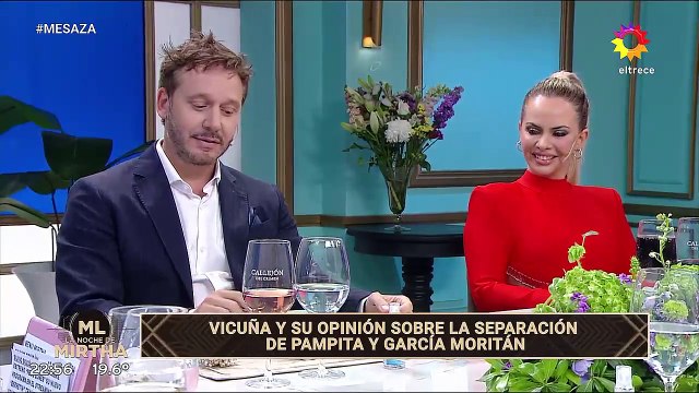 Benjamín Vicuña fue consultado por la separación de Pampita y Roberto García Moritán