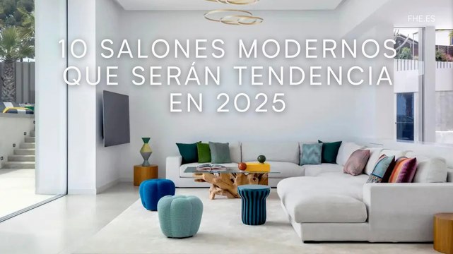 10 salones modernos que serán tendencia en 2025