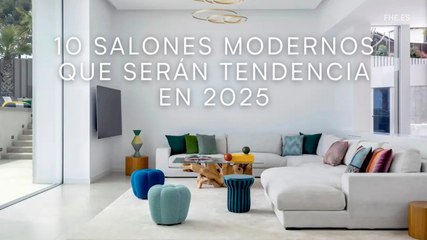 10 salones modernos que serán tendencia en 2025