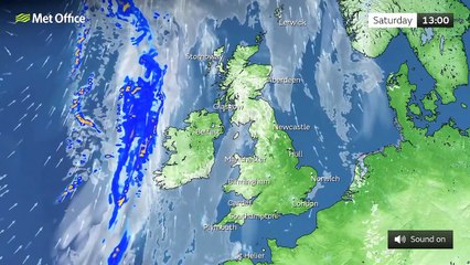Saturday afternoon forecast 16/04/22