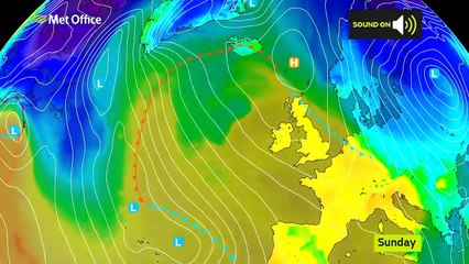 Sunday afternoon forecast 19/12/21