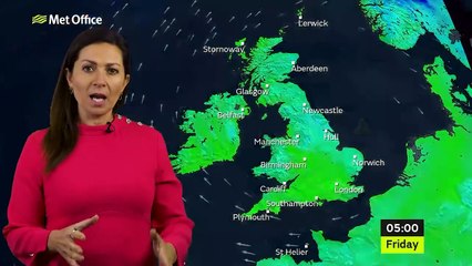 Friday morning forecast 17/12/21