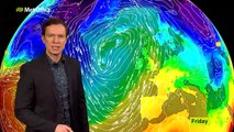 Weekend weather – Much milder than last weekend and very soggy for some