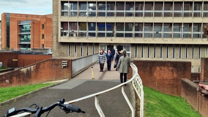 Richard Crisp leaves court after pleading guilty over social media post mocking death of fan and Hillsborough disaster