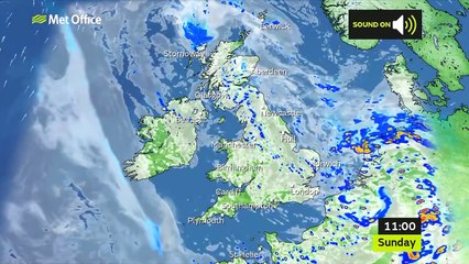 Sunday afternoon forecast 22/08/21