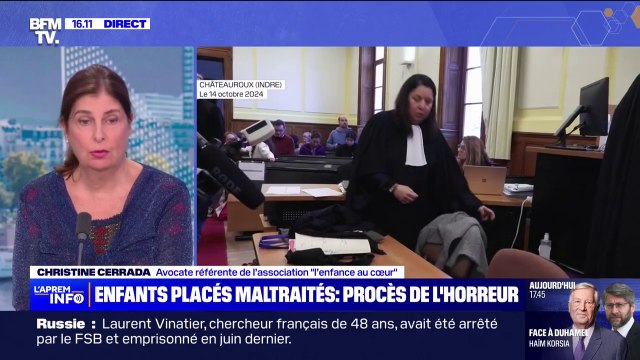Maltraitances sur enfants mineurs: Il y a un problème de manque de contrôles effrayant , dénonce Christine Carrada, avocate référente de l'association L'enfance au cœur