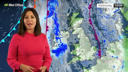 Wednesday morning forecast 30/11/22