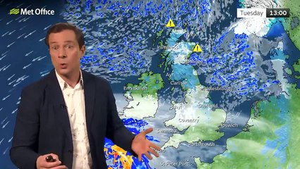 Tuesday morning forecast 13/12/22