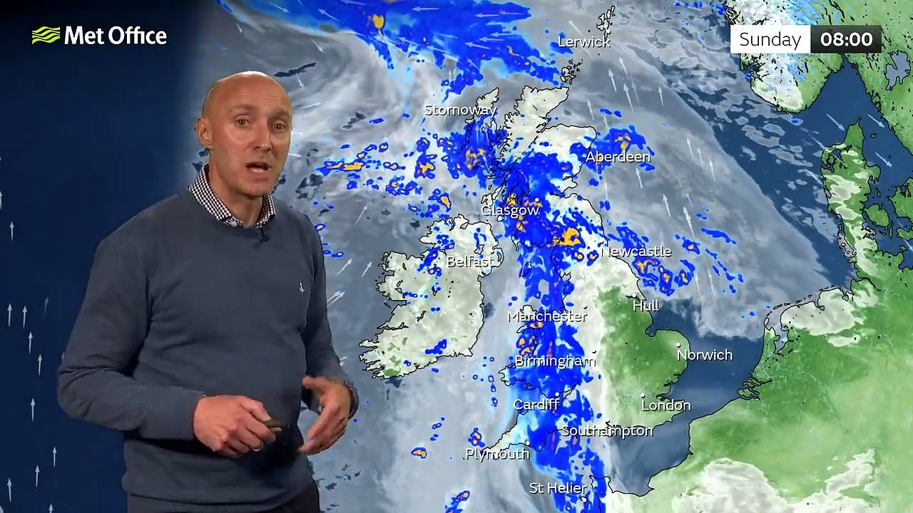 Saturday evening forecast 29/04/23