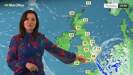 Wednesday evening forecast 19/04/23