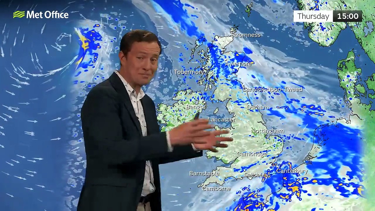 Thursday afternoon forecast 27/07/23