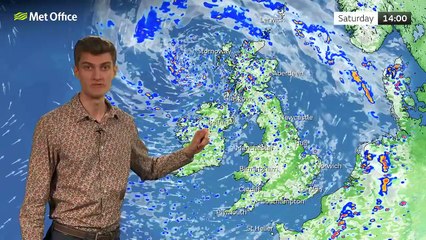 Saturday afternoon forecast 29/07/2023