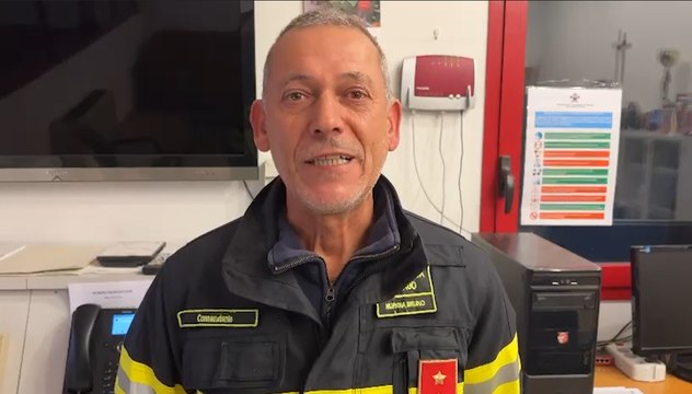 Bruno Murgia, comandante dei vigili del fuoco di Calceranica: ?A volte viene voglia di mollare, ma questa divisa ci d? tanta forza?